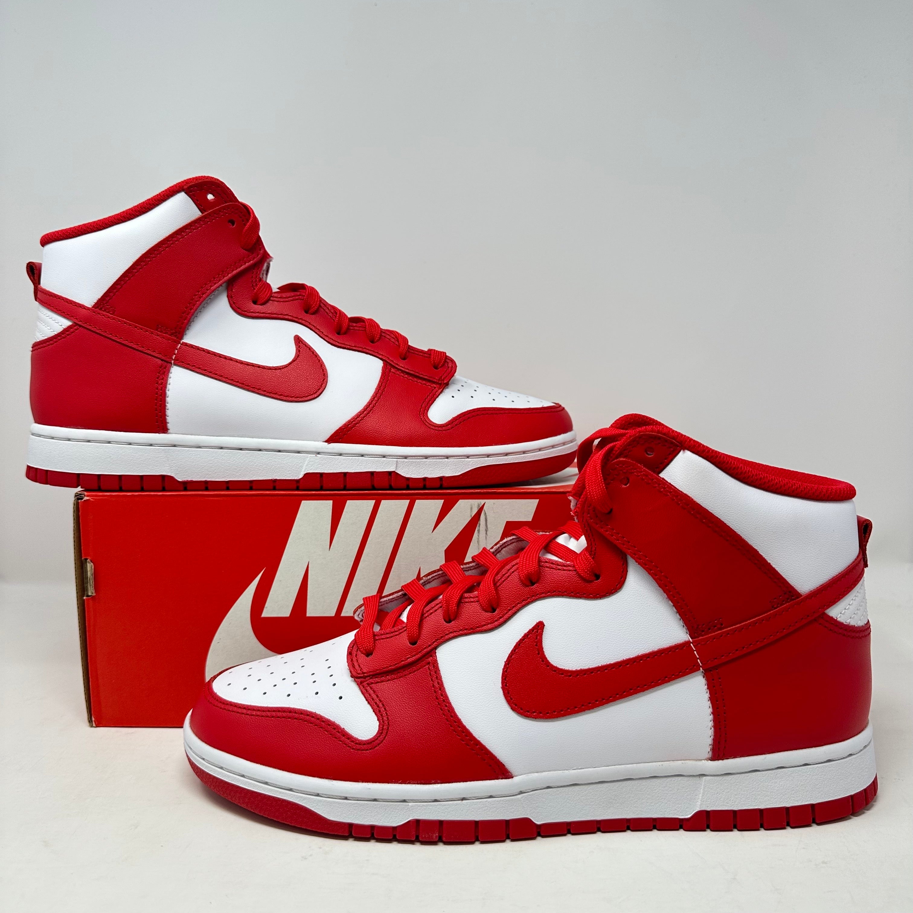 Nike Dunk High Championship White Red