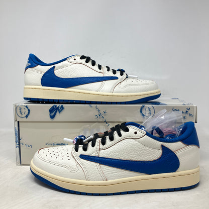 Jordan 1 Retro Low OG SP Fragment x Travis Scott Sail Military Blue