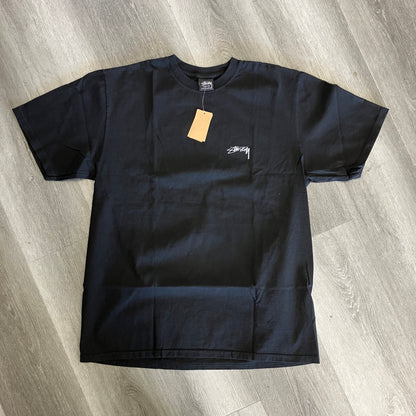 Stussy Smooth Stock Pigment Dyed Tee Black