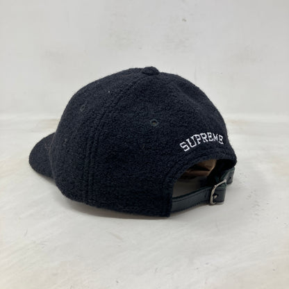 Supreme Boiled Wool S Logo 6-Panel Black