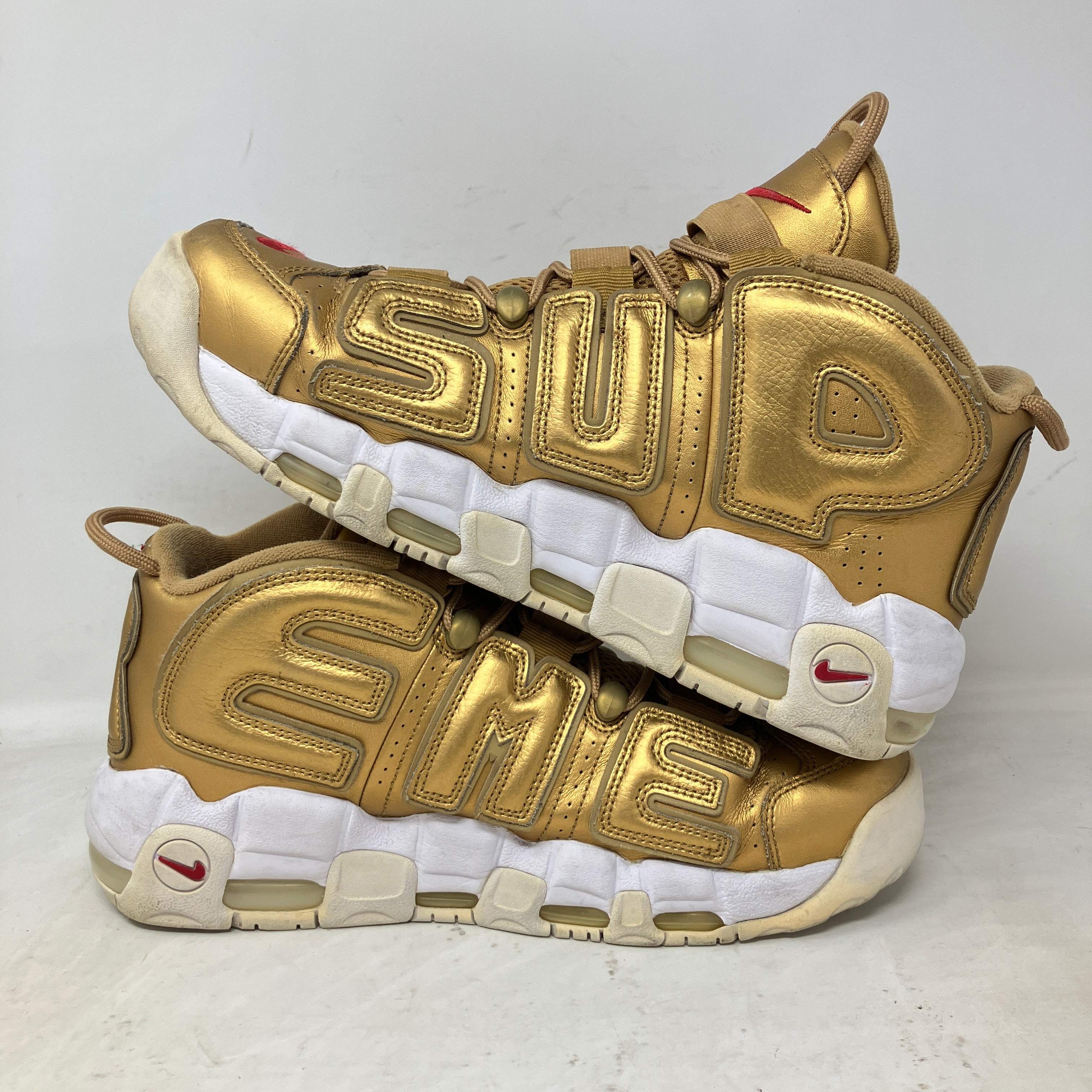 Nike Air More Uptempo Supreme Suptempo Gold