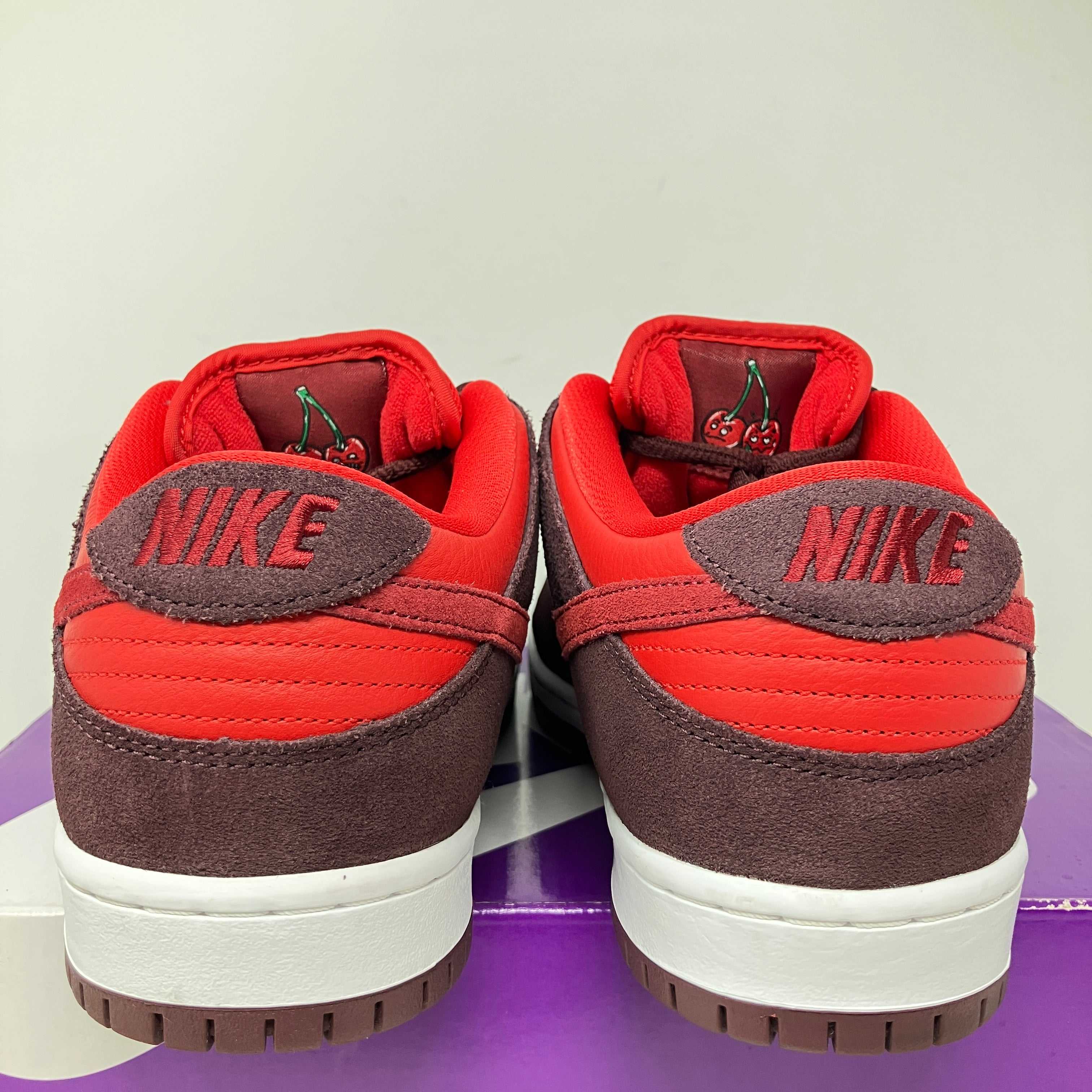Nike SB Dunk Low Cherry - Pre Owned with All Accessories