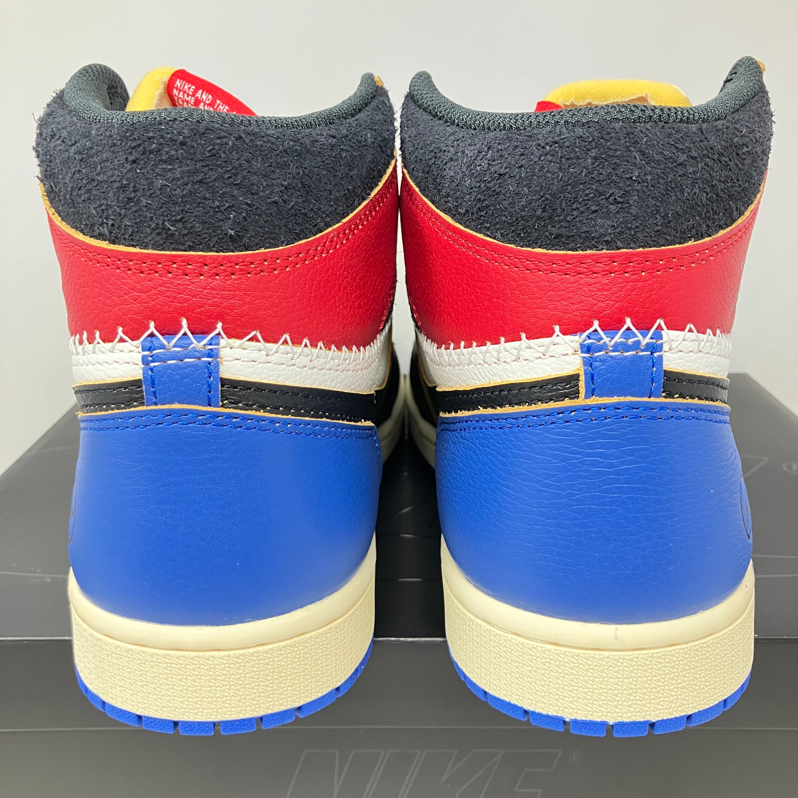 Jordan 1 Retro High OG SP Fragment x Union LA Varsity Red Sport Royal