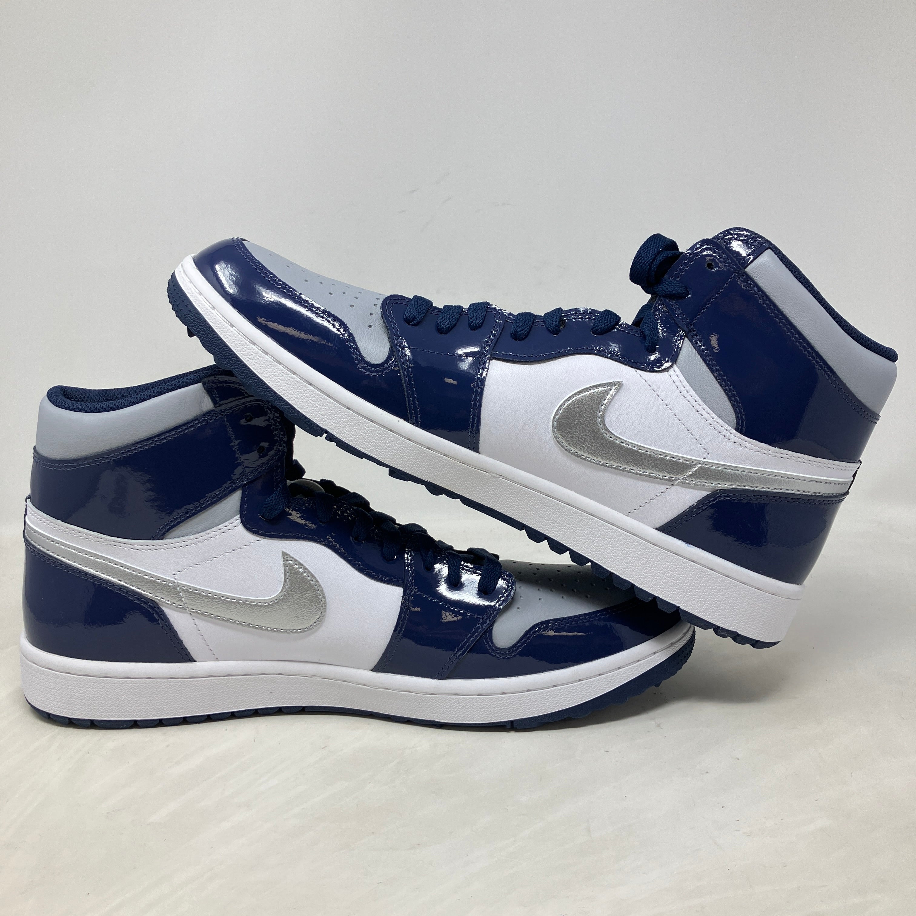 Jordan 1 Retro High Golf Patent Midnight Navy