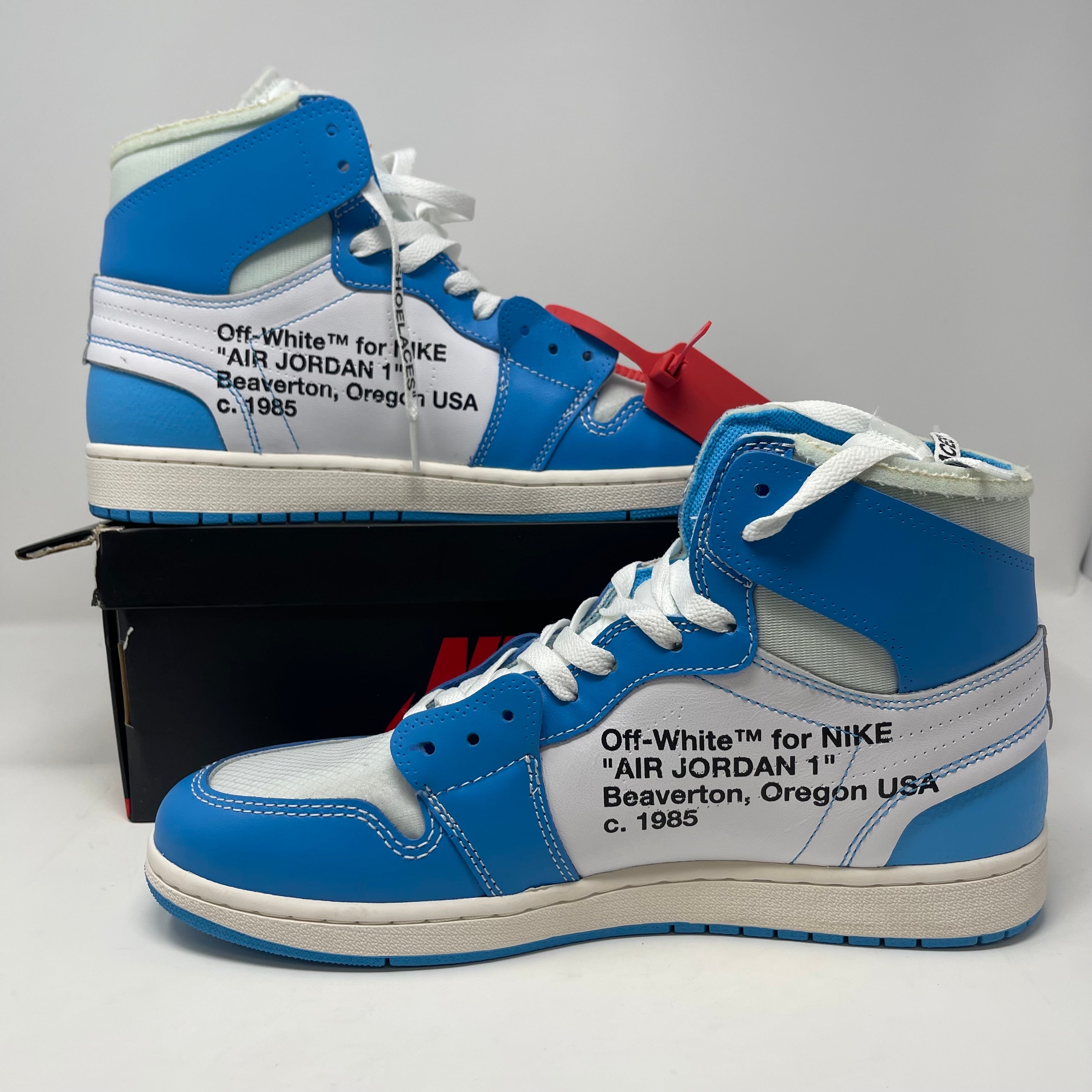 Jordan 1 Retro High Off-White University Blue