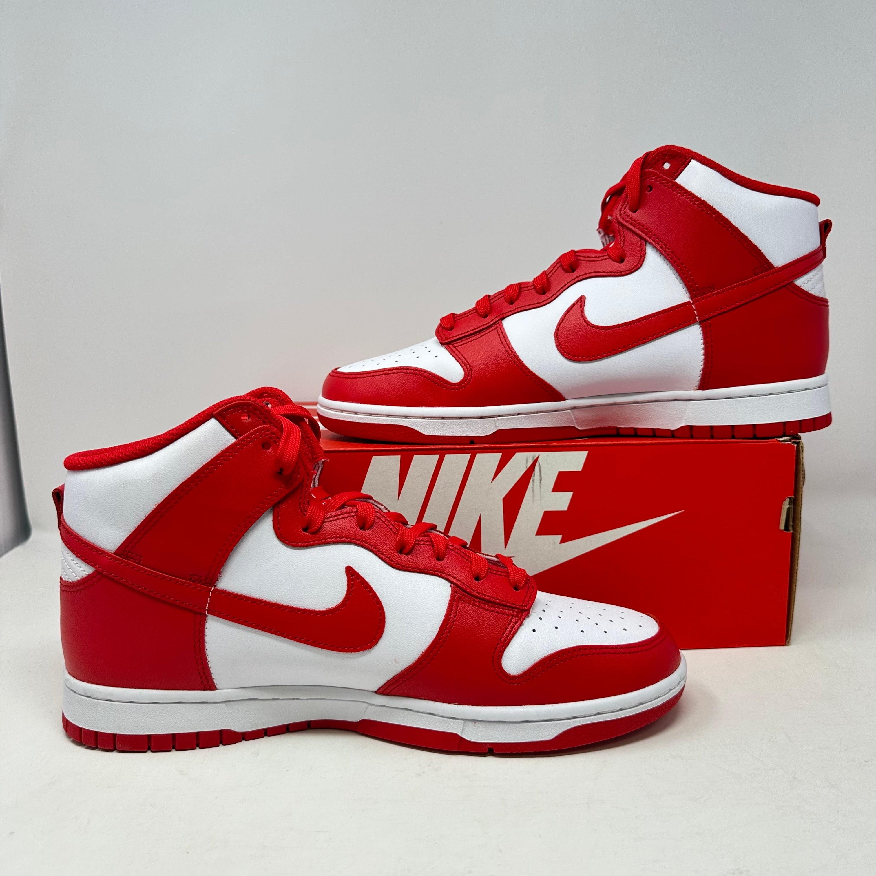 Nike Dunk High Championship White Red