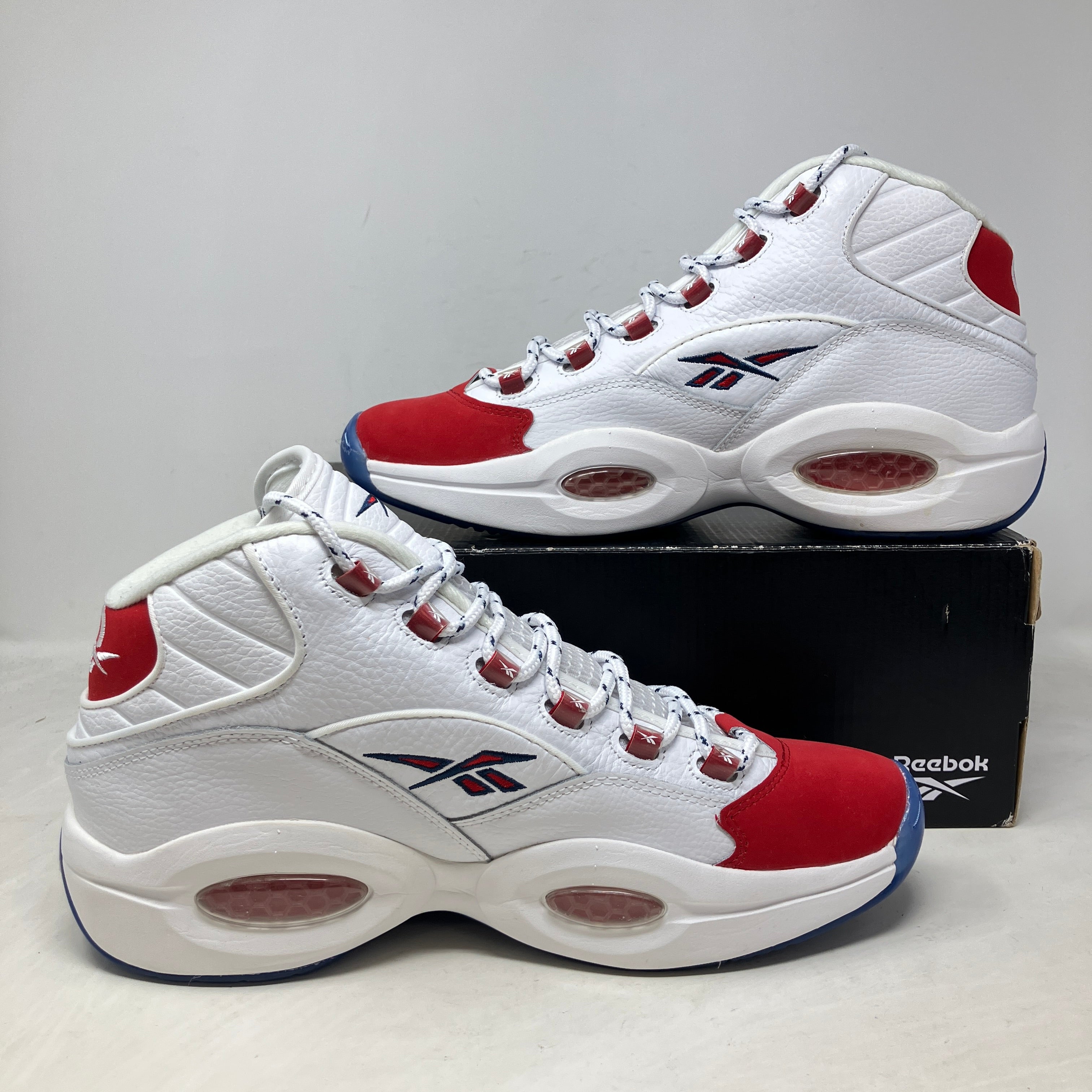 Reebok Question Mid Red Toe 25th Anniversary