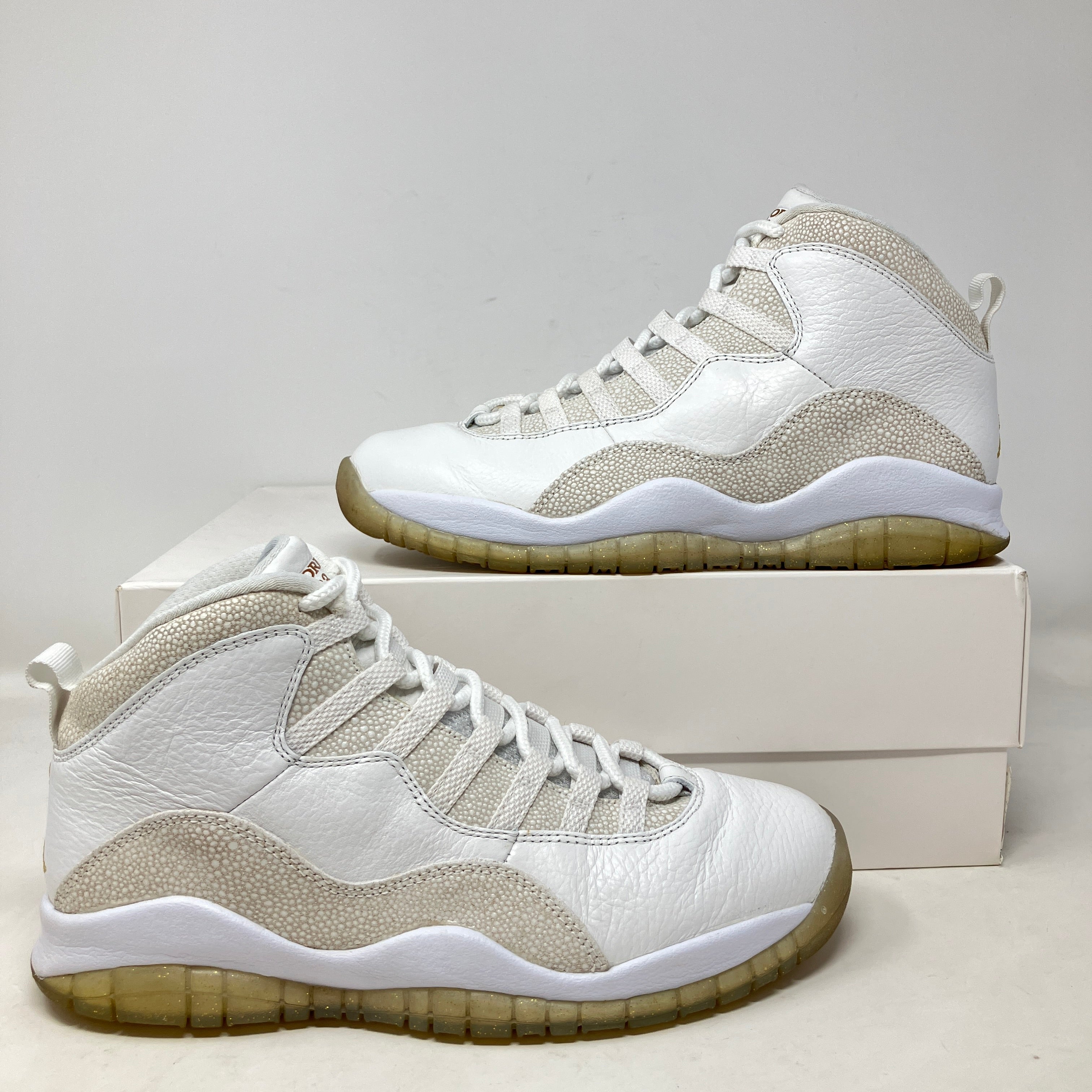 Jordan 10 Retro Drake OVO White