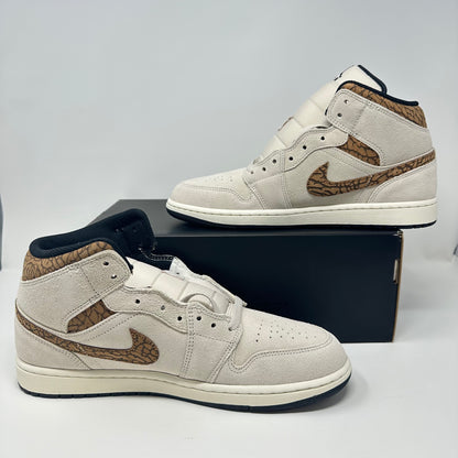 Jordan 1 Mid SE Brown Elephant