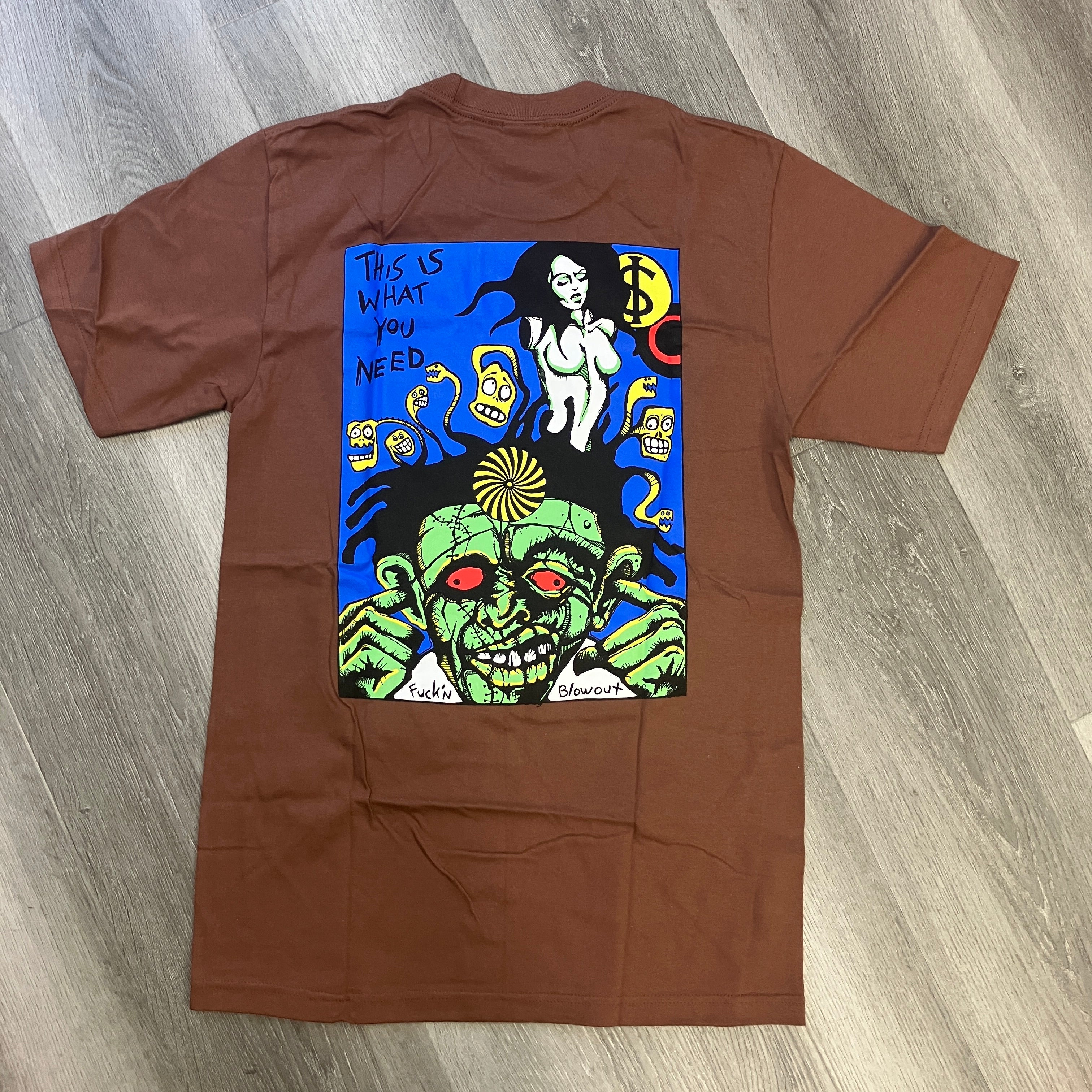 Supreme Fuckin Blowout Tee Brown