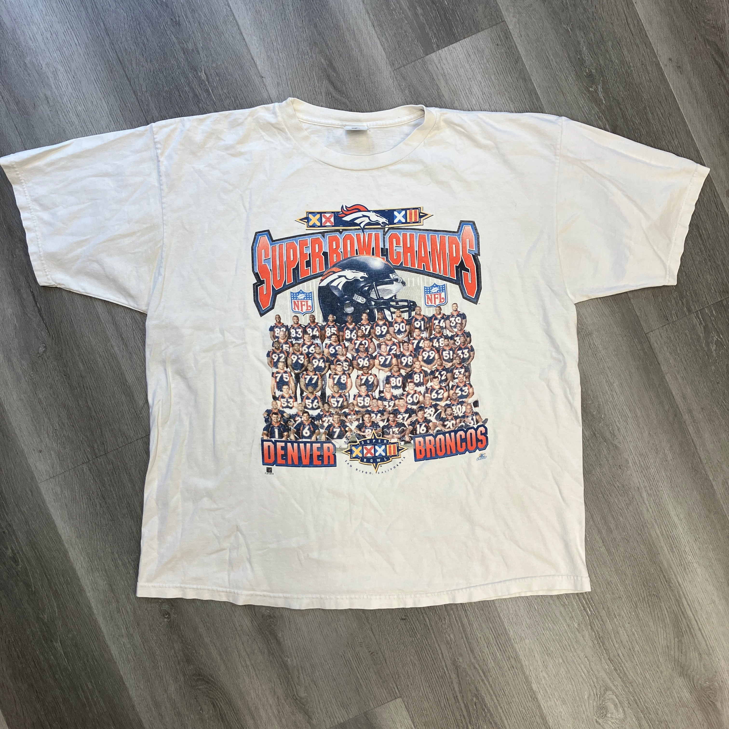 Vintage 1998 Denver Broncos Super Bowl Starter T Shirt