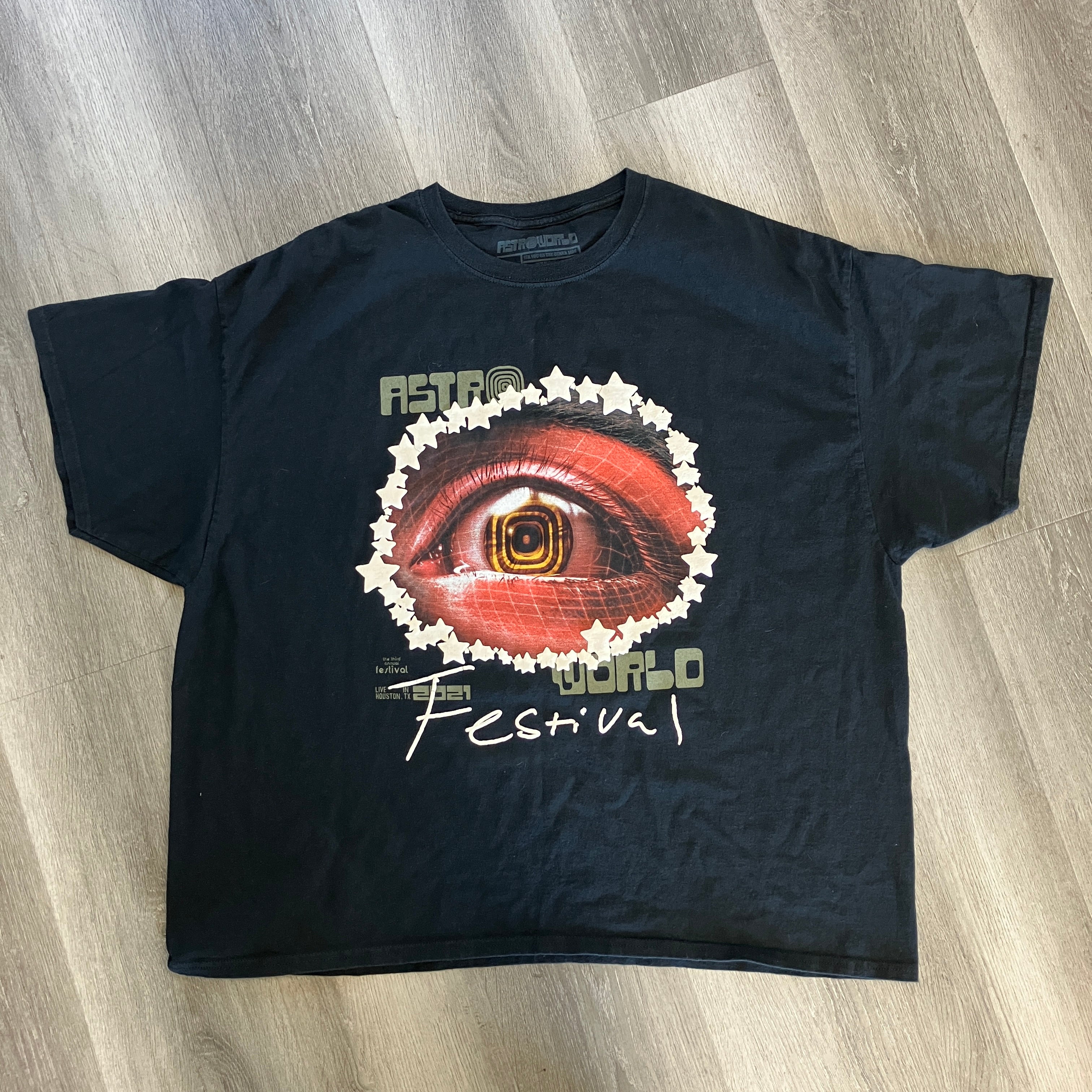 Travis Scott Starry Eyed Tee T-Shirt Black