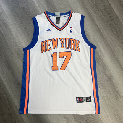 Vintage 2000s New York Knicks Jeremy Lin Adidas Jersey