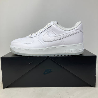 White Nike Air Force 1 Low SP A Ma Maniére women's sneaker on black Nike box