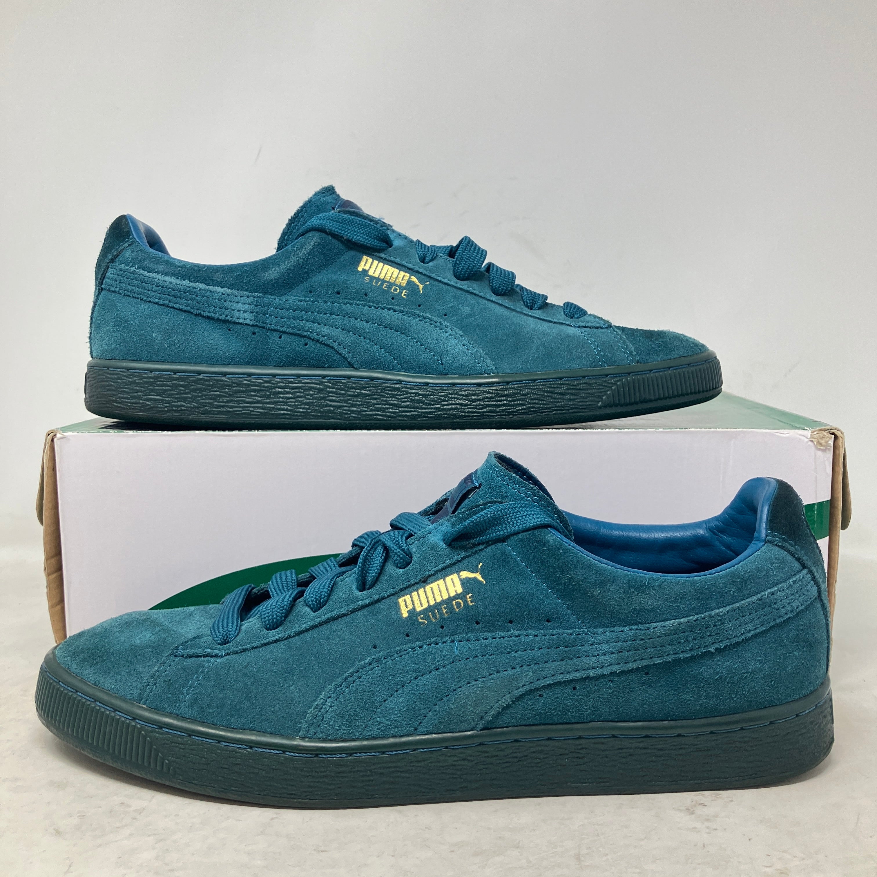Puma Suede Classic + Mono Iced Blue Coral