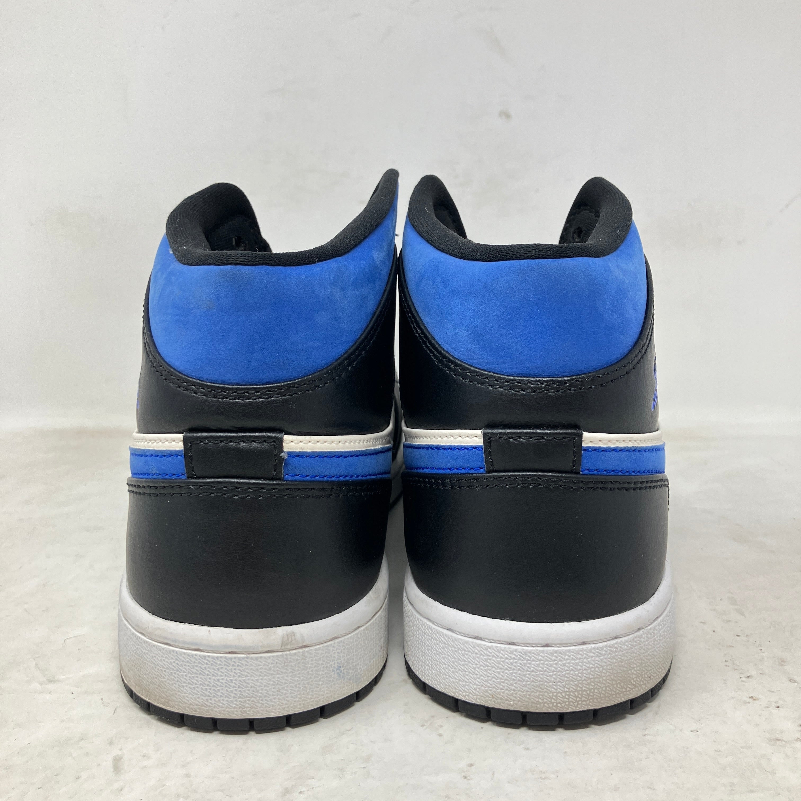 Jordan 1 Mid White Black Racer Blue
