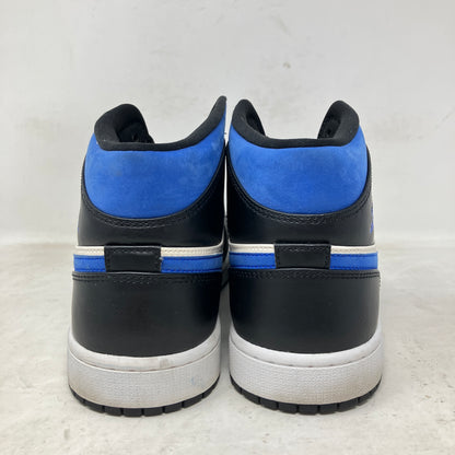 Jordan 1 Mid White Black Racer Blue