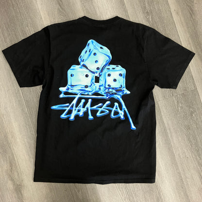 Stussy Melted Tee Black