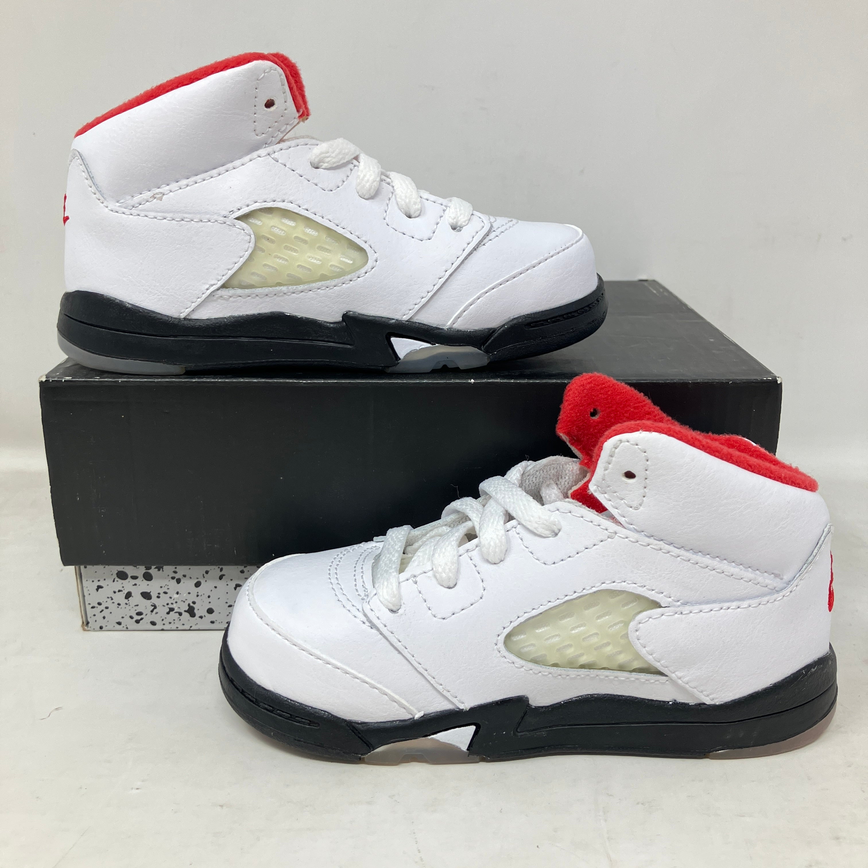 Jordan 5 Retro Fire Red Silver Tongue (2020) (TD)(PS)