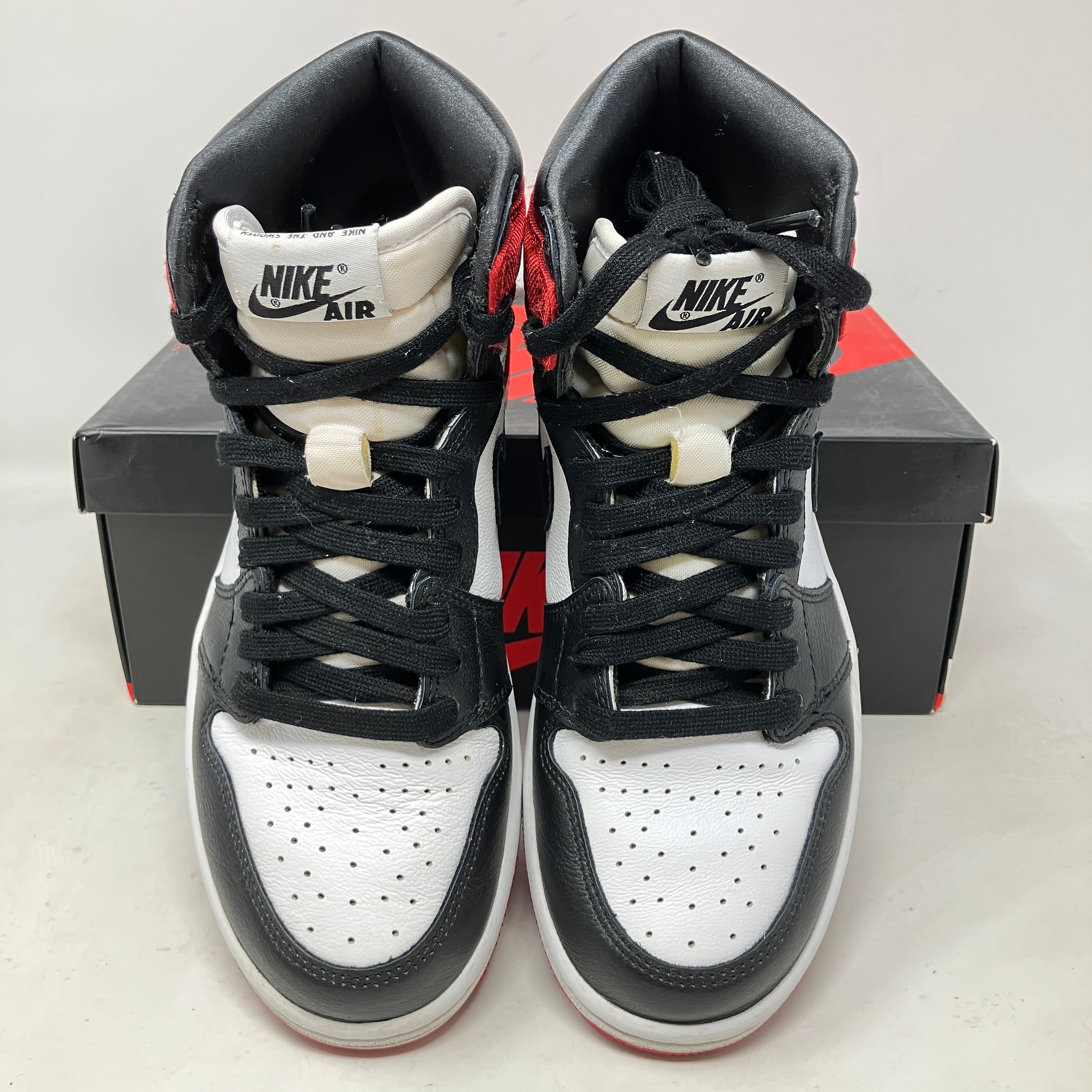 Jordan 1 Retro High Satin Black Toe (Women's)