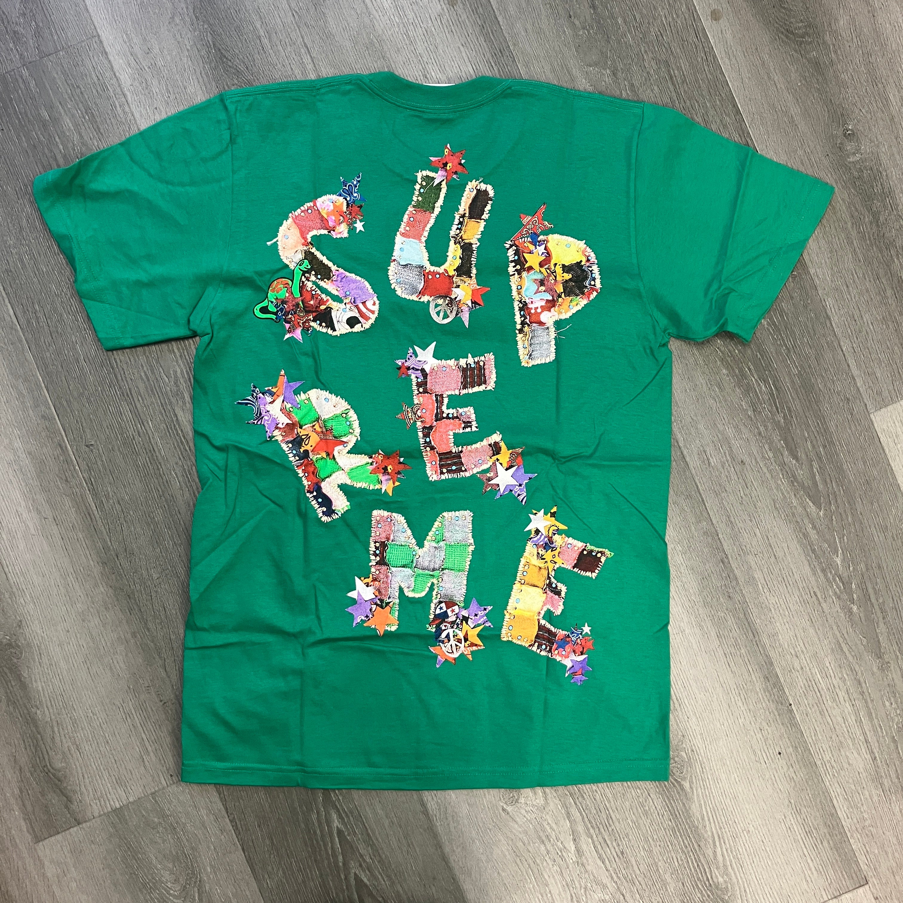 Supreme Patchwork Tee Green