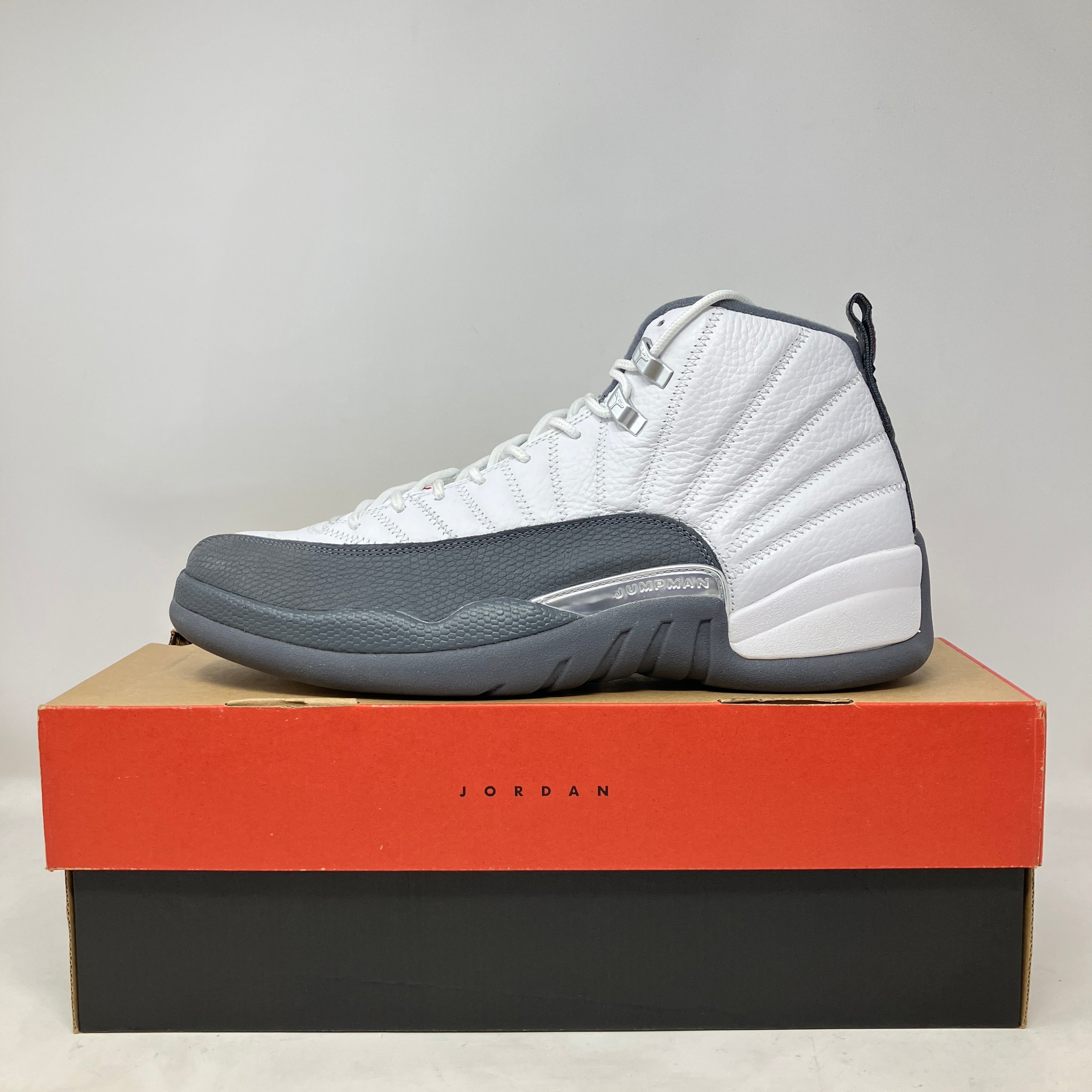 Jordan 12 Retro White Dark Grey