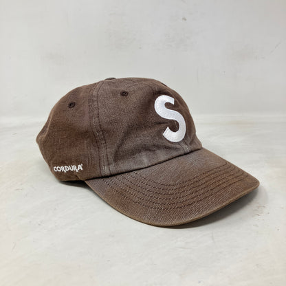 Supreme Cordura Denim S Logo 6-Panel Brown