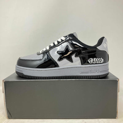 Savior Studios MF Doomstas black and grey sneakers with grey laces, brand new condition
