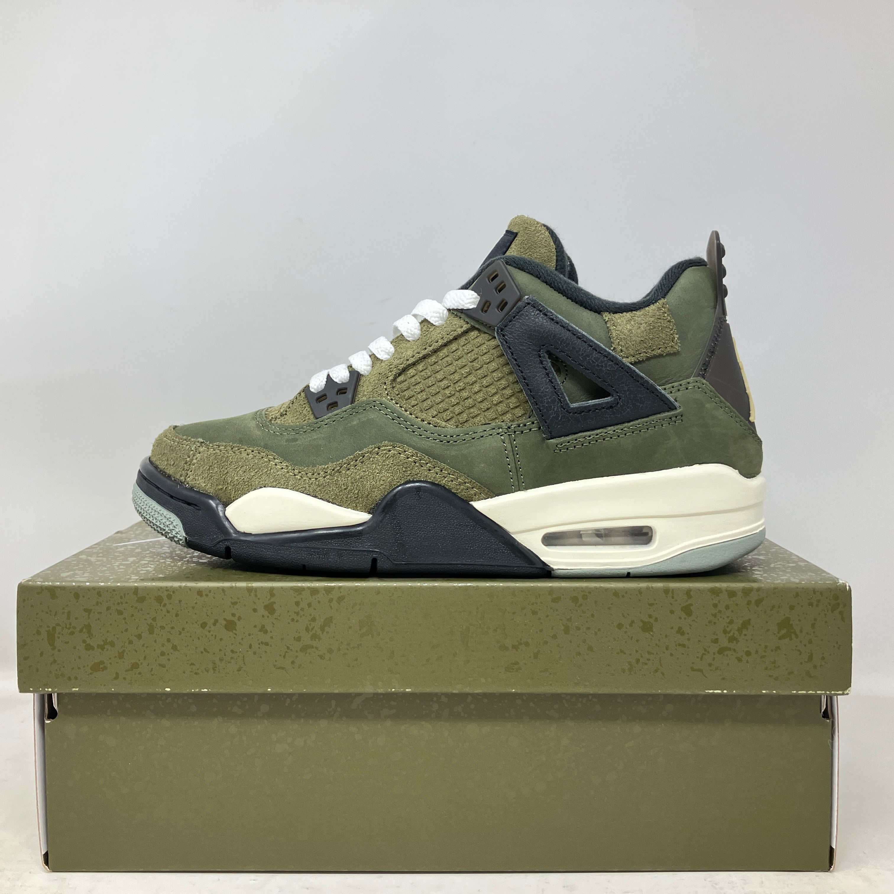 Jordan 4 Retro SE Craft Medium Olive (GS)