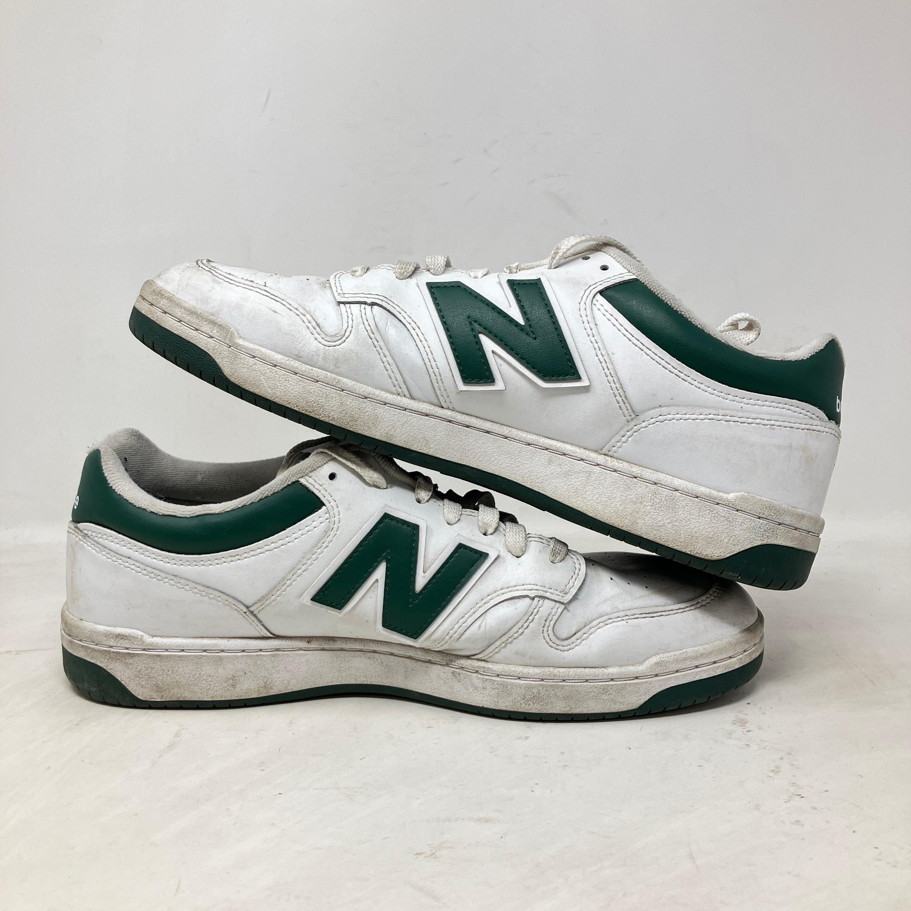 New Balance 480 White Nightwatch Green