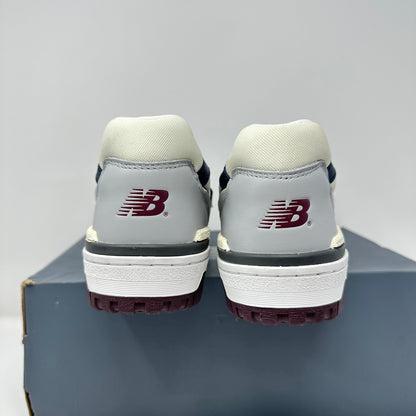 New Balance 550 White Natural Indigo Burgundy