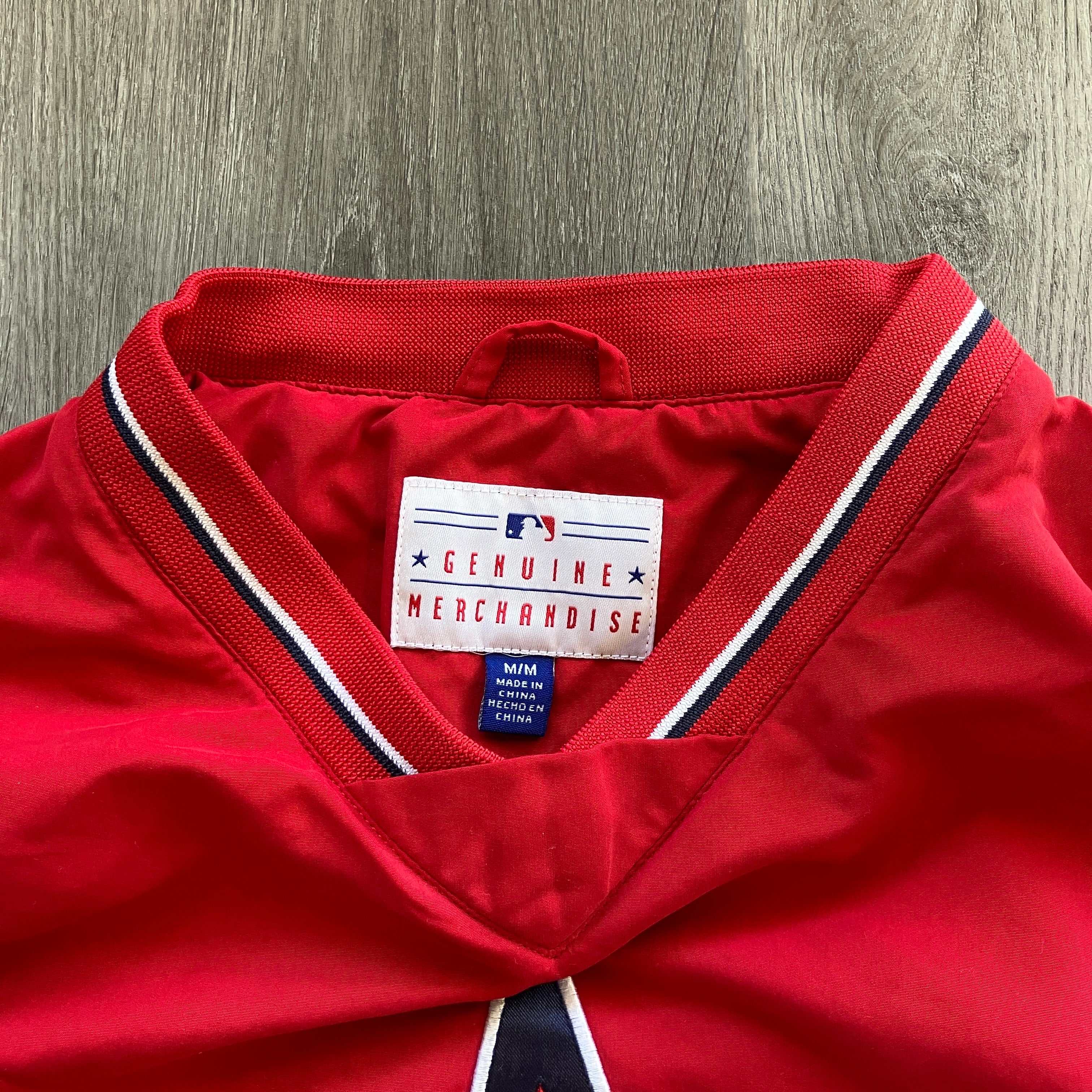Vintage Angels crewneck windbreaker in pre-owned condition with original accessories included.
