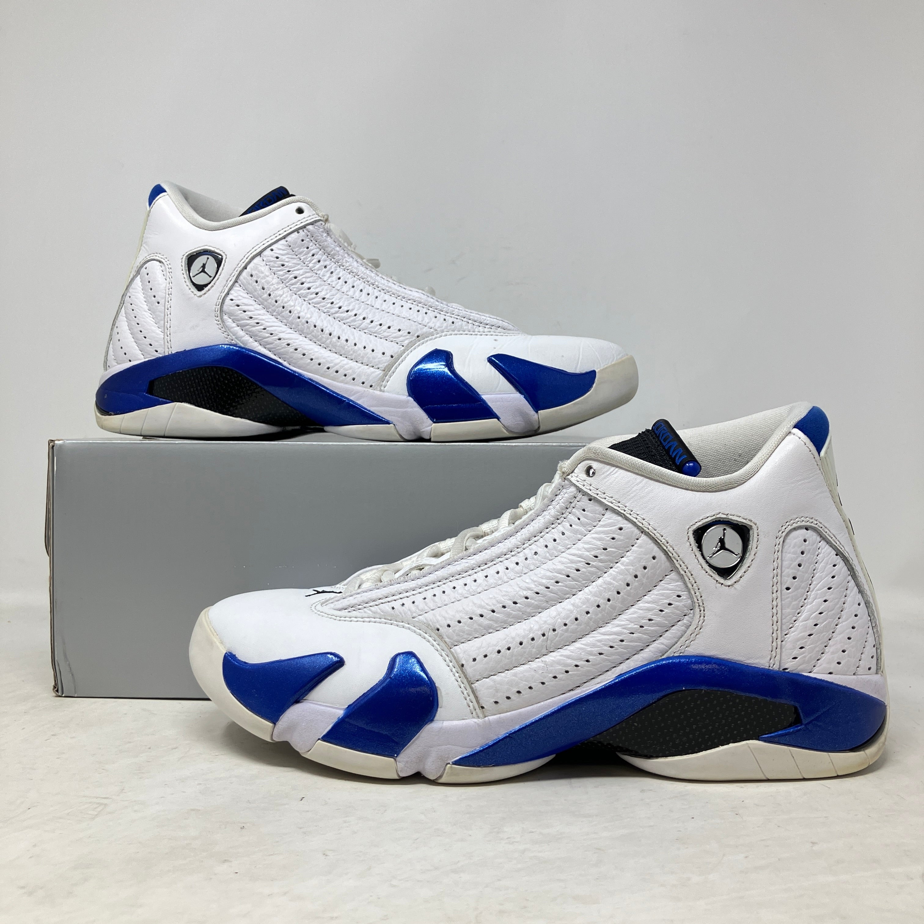 Jordan 14 Retro White Hyper Royal
