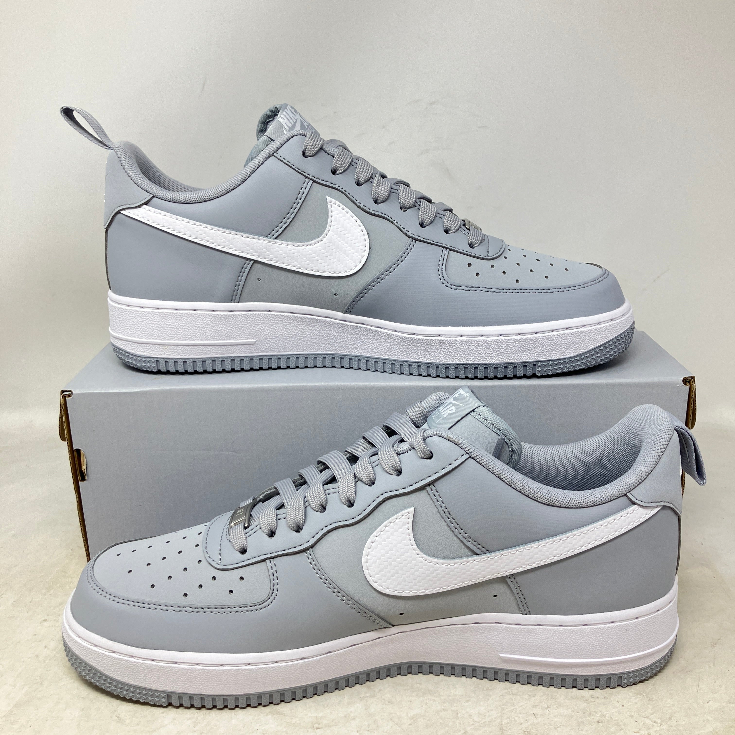 Nike Air Force 1 Low '07 LV8 Carbon Fiber Swoosh Wolf Grey White