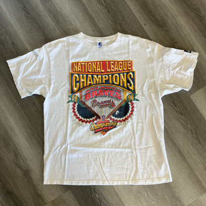 Vintage 1996 Atlanta Braves NL Championship T Shirt