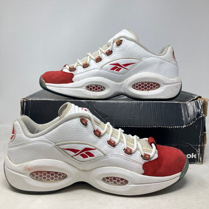 Reebok Question Low White Red Ice