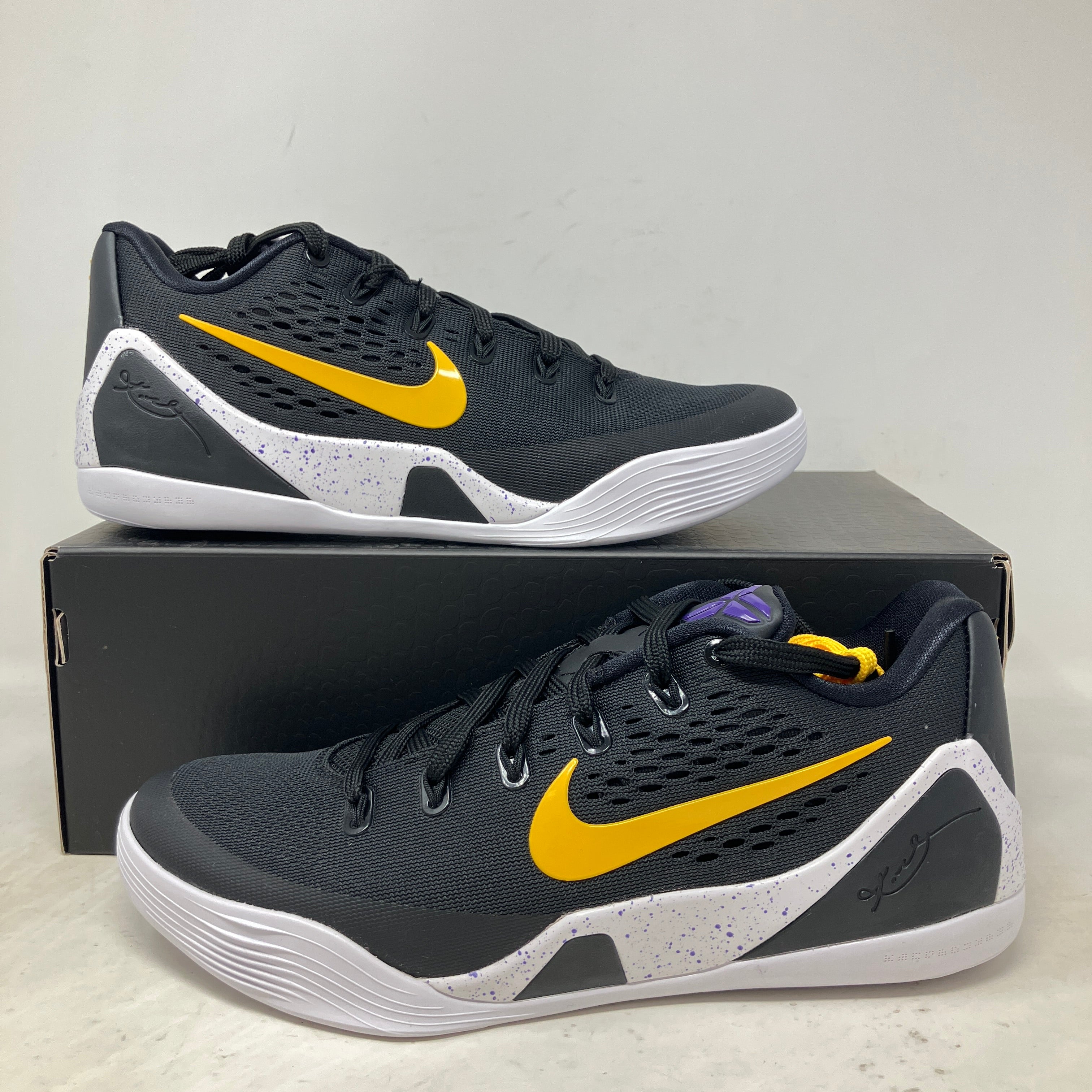 Nike Kobe 9 EM Low Protro TB Black University Gold