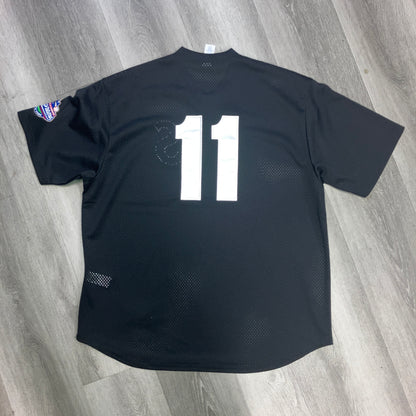 Supreme S Logo Baseball Henley (SS25) Black