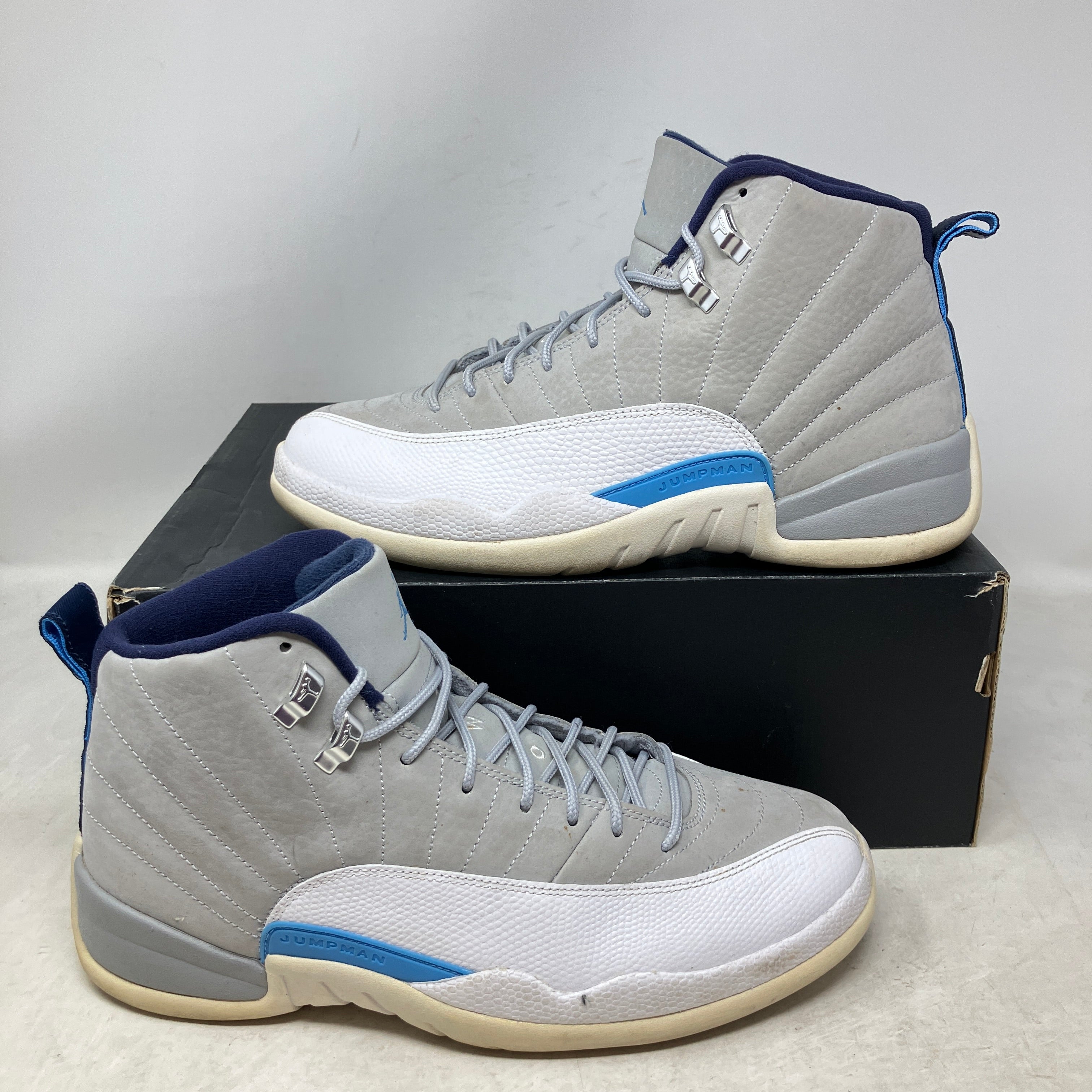Jordan 12 Retro Grey University Blue