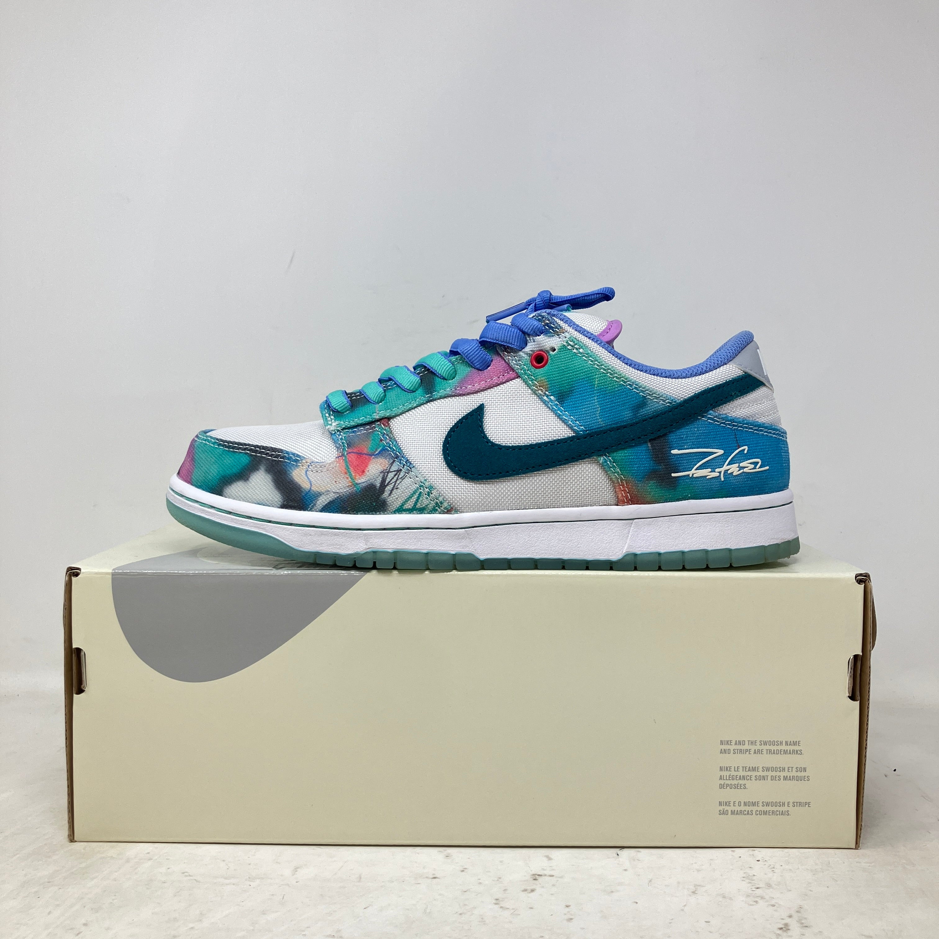 Nike SB Dunk Low Futura Laboratories Bleached Aqua