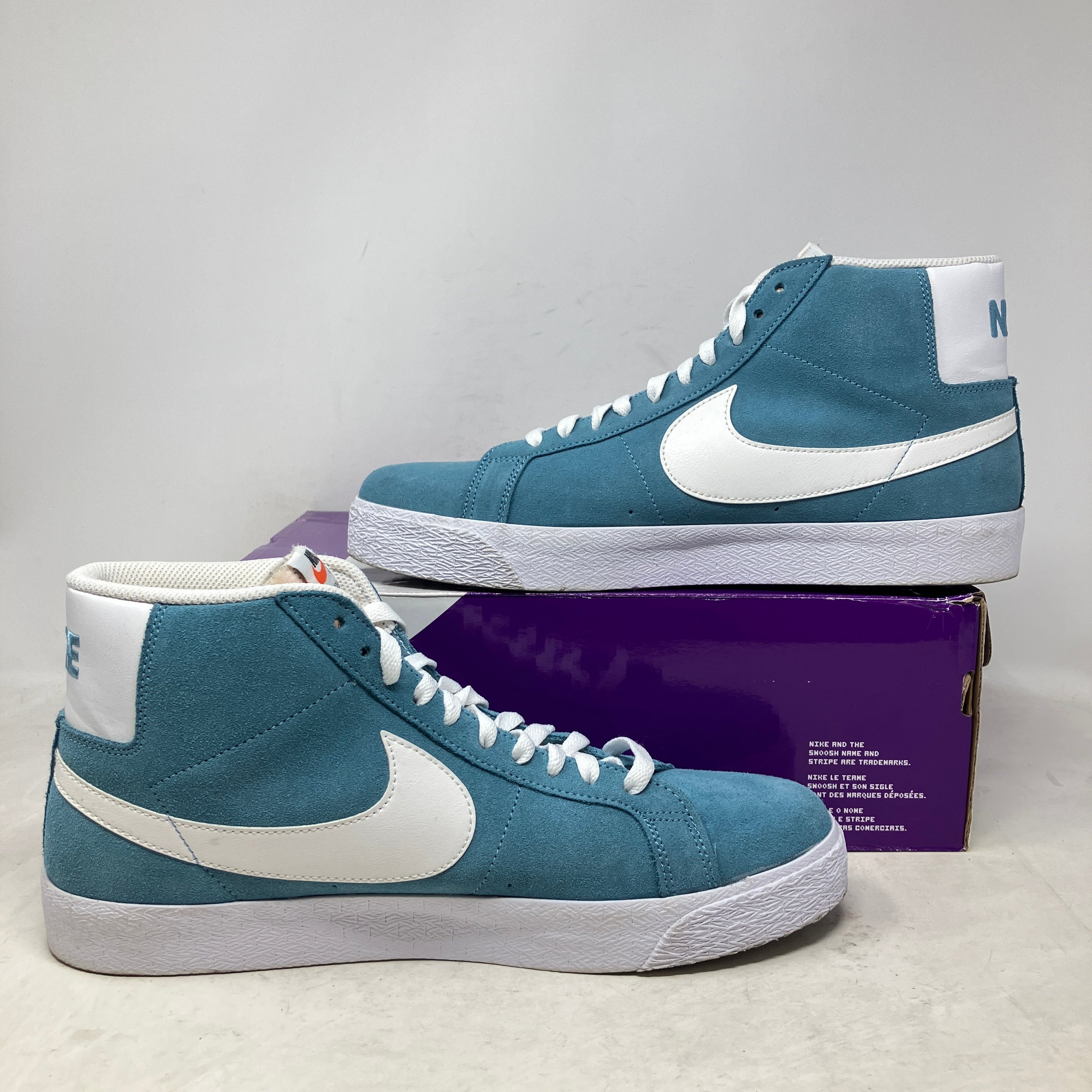 Nike SB Zoom Blazer Mid Cerulean Blue