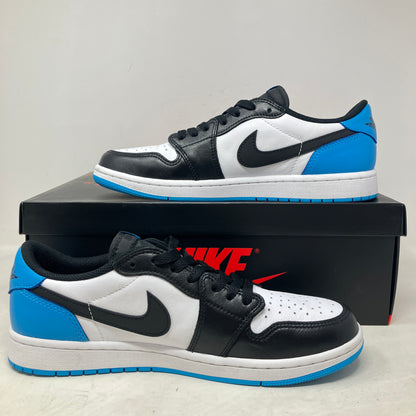 Jordan 1 Retro Low OG Black Dark Powder Blue