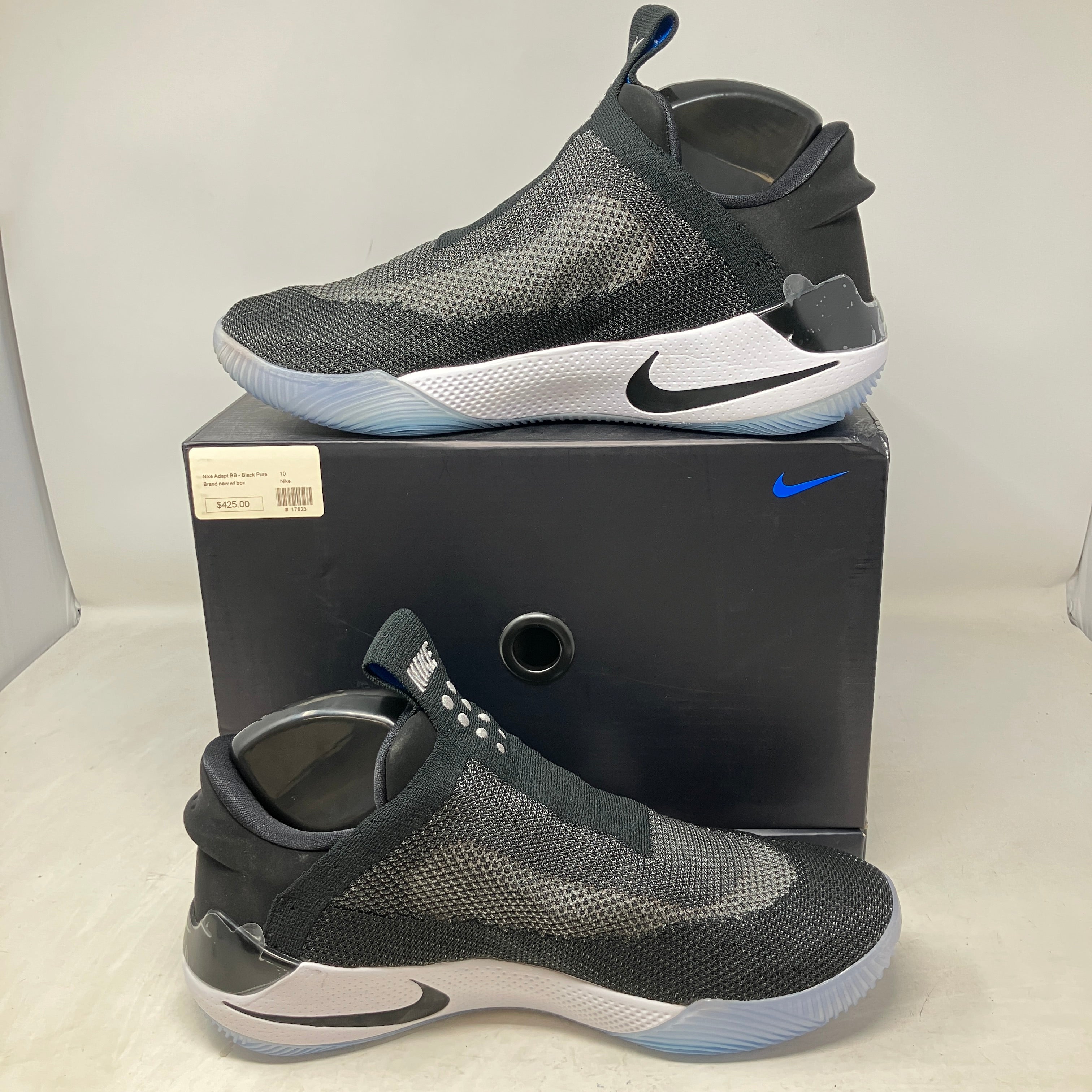 Nike Adapt BB Black Pure Platinum (US Charger)
