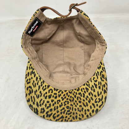 Supreme Barbour Waxed Cotton Camp Cap Leopard