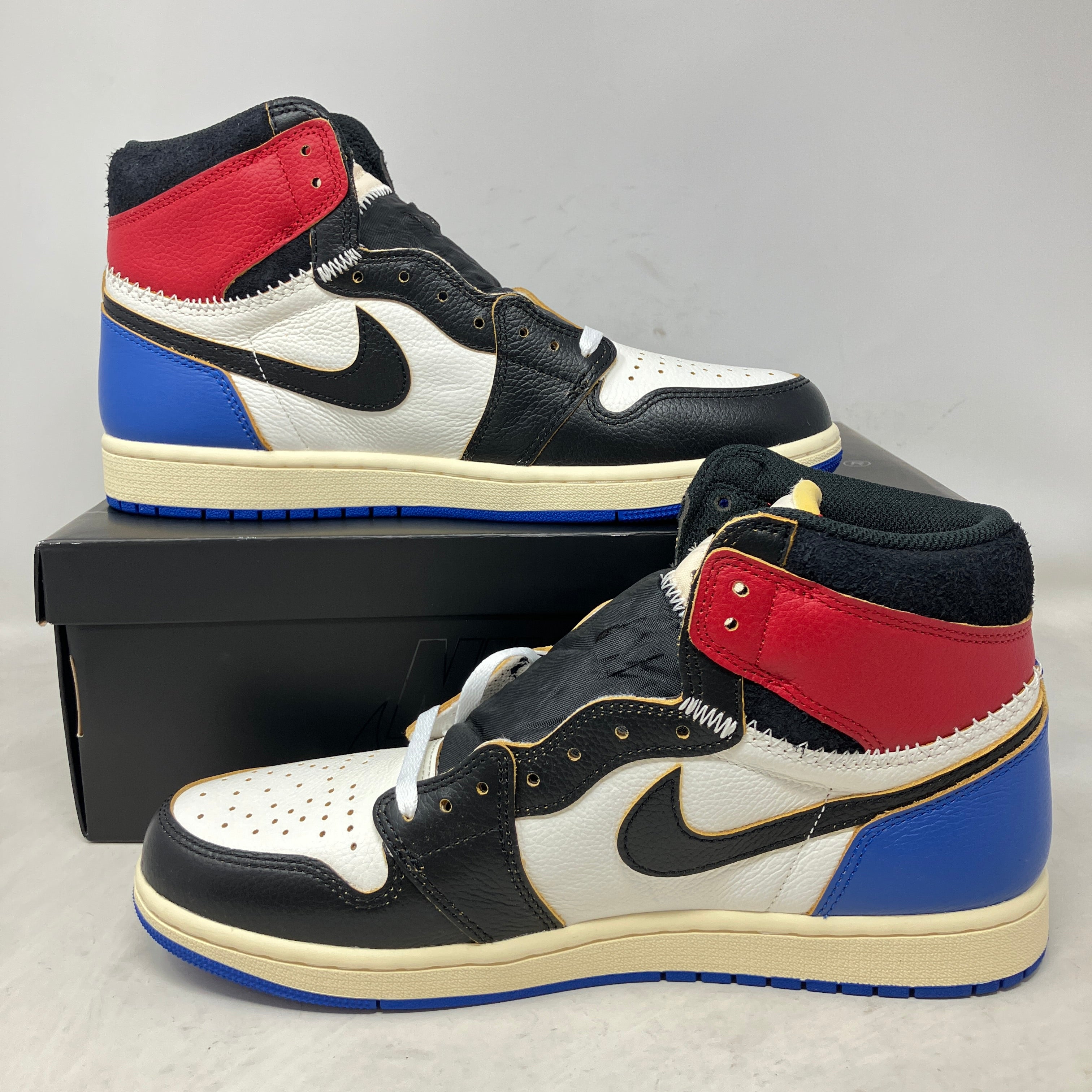 Jordan 1 Retro High OG SP Fragment x Union LA Varsity Red Sport Royal