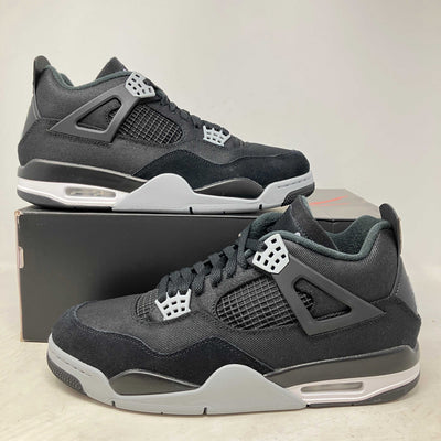 Jordan 4 Retro SE Black Canvas