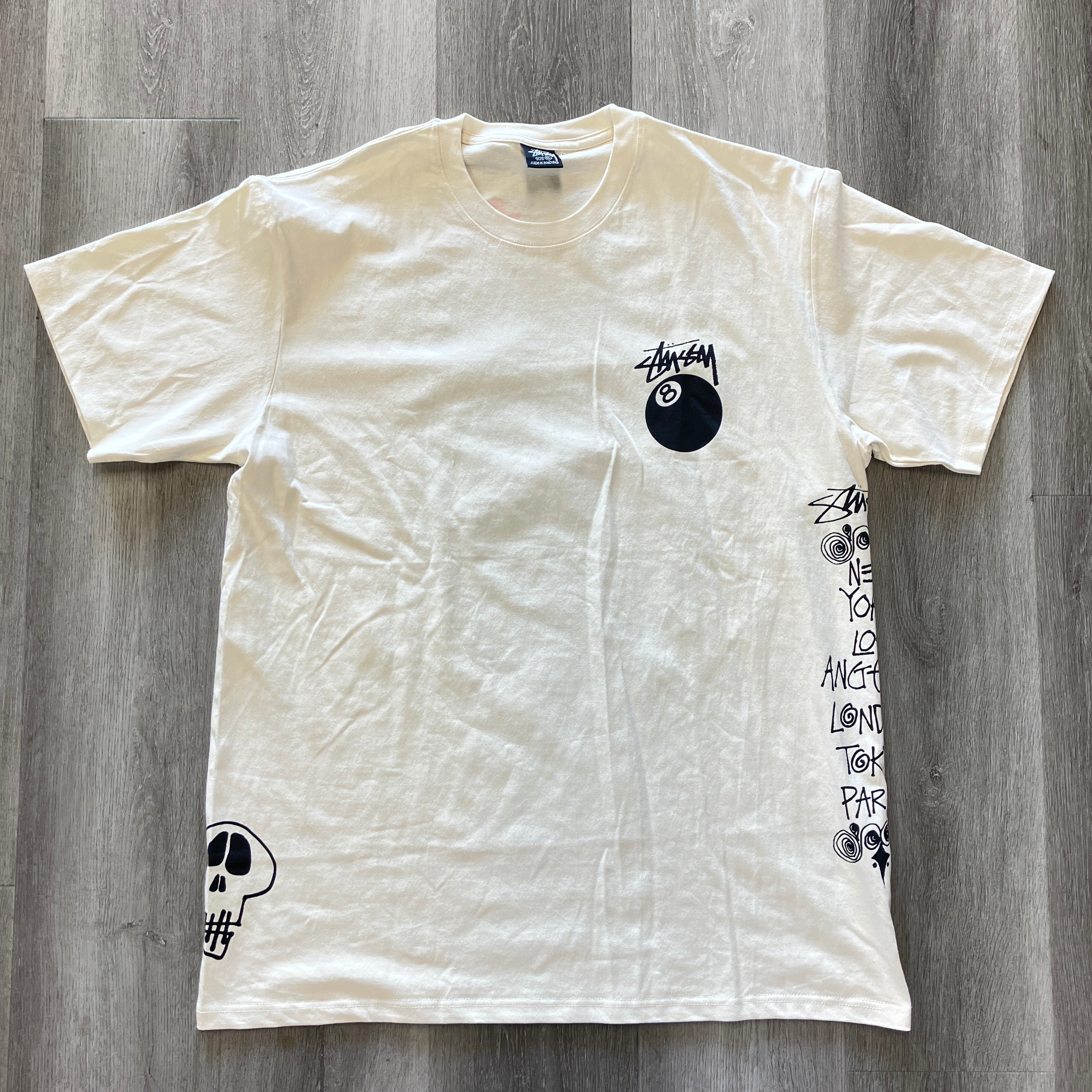 Stussy 8 Ball All Over Tee Cream
