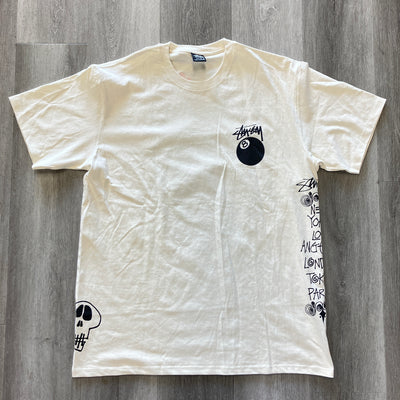Stussy 8 Ball All Over Tee Cream