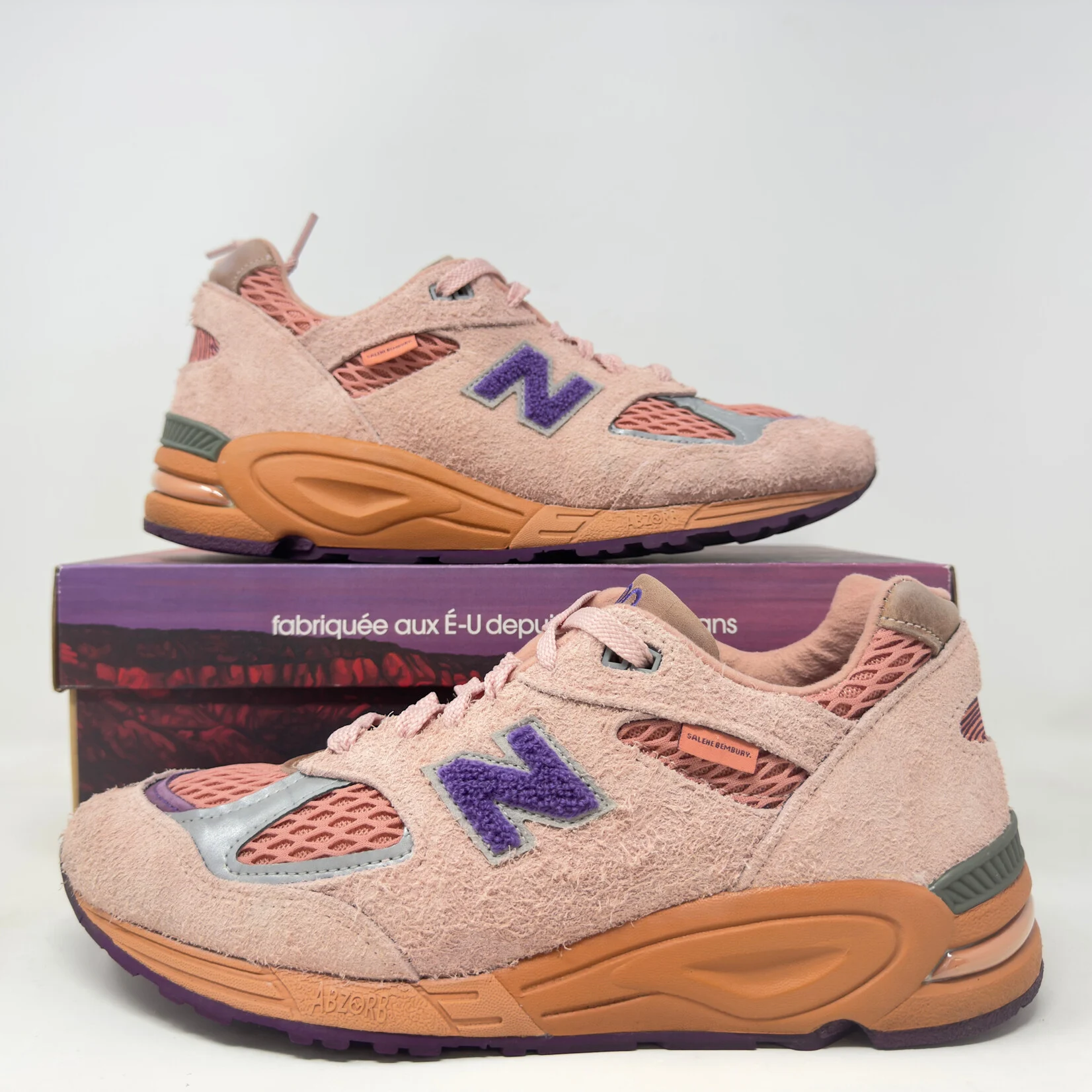 New Balance 990v2 Salehe Bembury Sand Be The Time