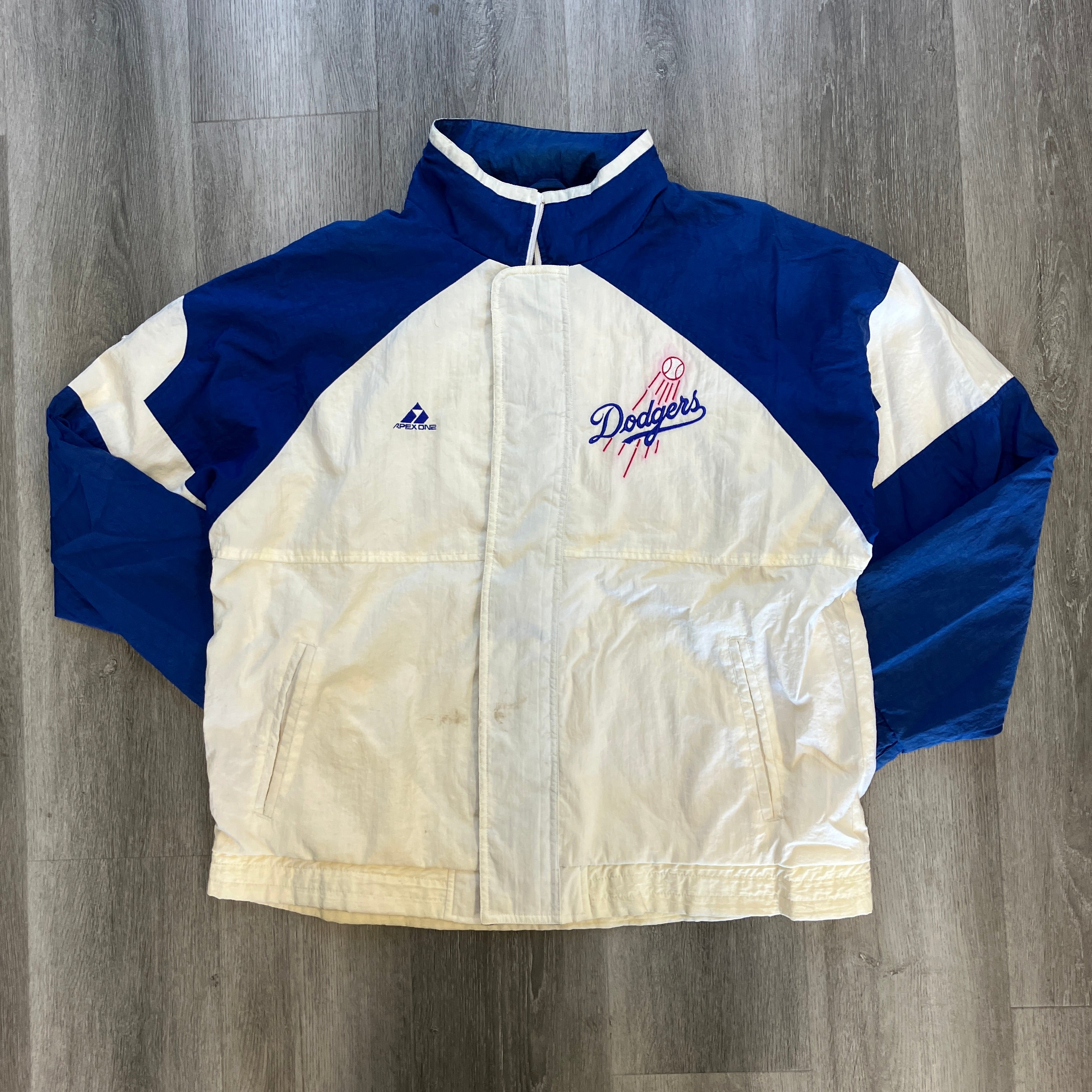 Vintage Dodgers Embroidered Logo Wind Breaker